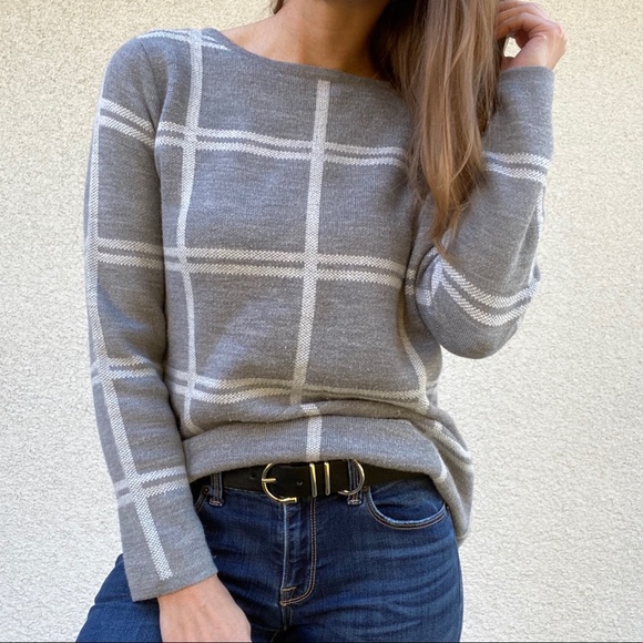 Leo & Nicole Sweaters - Stitch Fix windowpane sweater